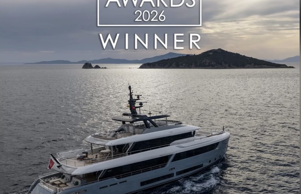 MY CABANA has won the Motor Yacht 25-40 Metres Award at the International Yacht & Aviation Awards 2026
