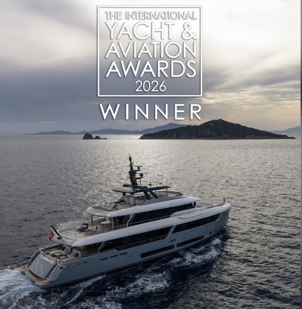 IMG_0184 cropped MY CABANA has won the Motor Yacht 25-40 Metres Award at the International Yacht & Aviation Awards 2026 by design et al.